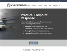 Tablet Screenshot of cybertriage.com